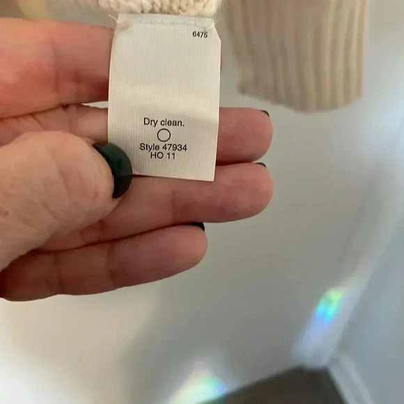 J. Crew Wool Blend Turtleneck Cable Knit Sweater M - Picture 5 of 6